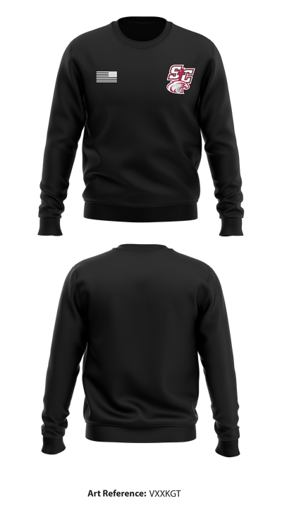 Santiam Christian School Wrestling 60304138 Crew Neck Sweatshirt - 3
