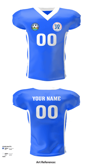 Football Jersey, AYSO Region 183 - Peterson Park, Football, Teamtime, Team time, sublimation, custom sports apparel, team uniforms, spirit wear, spiritwear, sports uniforms, custom shirts, team store, custom team store, fundraiser sports, apparel fundraiser