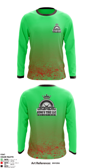 Long Sleeve Performance Shirt, Kings tire llcKings tire llc, , Teamtime, Team time, sublimation, custom sports apparel, team uniforms, spirit wear, spiritwear, sports uniforms, custom shirts, team store, custom team store, fundraiser sports, apparel fundraiser