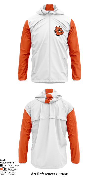 Waldron High School Track 38428946 Windbreaker - 4