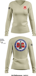 164th EN BN 3856732 Women's Long Sleeve V-neck Shirt - 5