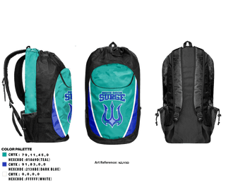 Gear Bag, South Haven Surge, Baseball, Teamtime, Team time, sublimation, custom sports apparel, team uniforms, spirit wear, spiritwear, sports uniforms, custom shirts, team store, custom team store, fundraiser sports, apparel fundraiser