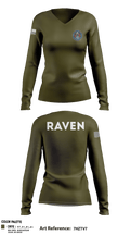 Sfs 32796095 Women's Long Sleeve V-neck Shirt - 23