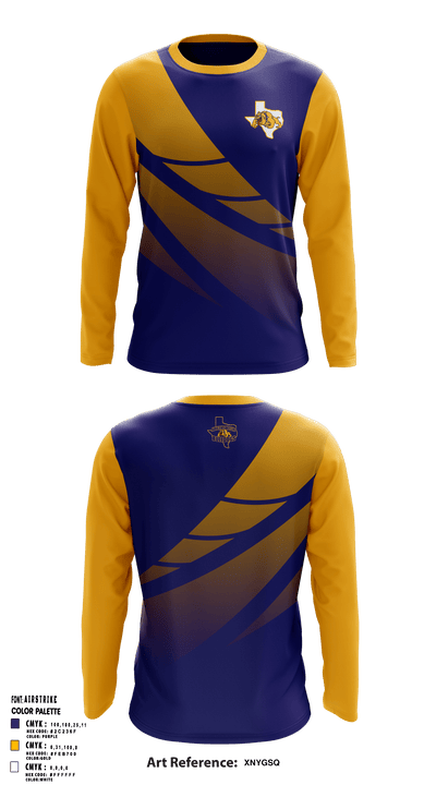 Wylie Youth Football And Cheer 87493992 Long Sleeve Performance Shirt - 3