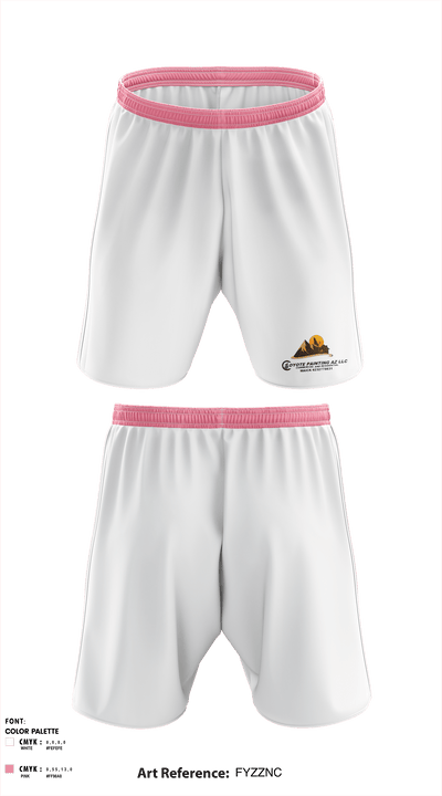 Coyote paintin az llc 51600611 Athletic Shorts With Pockets - 1