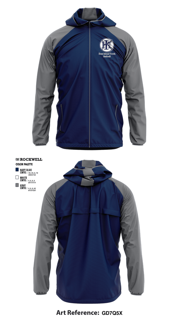 Windbreaker, Kent Island Youth Softball, Spirit Store, Teamtime, Team time, sublimation, custom sports apparel, team uniforms, spirit wear, spiritwear, sports uniforms, custom shirts, team store, custom team store, fundraiser sports, apparel fundraiser