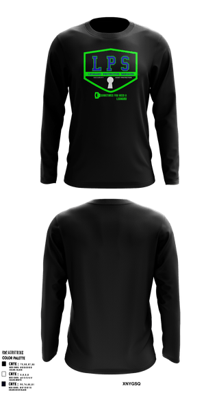 Long Sleeve Performance Shirt, Leonard protective servicesLeonard protective services, , Teamtime, Team time, sublimation, custom sports apparel, team uniforms, spirit wear, spiritwear, sports uniforms, custom shirts, team store, custom team store, fundraiser sports, apparel fundraiser