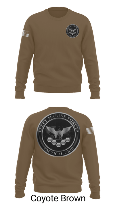 FMF Tactical Grid 52624350 Crew Neck Sweatshirt - 8