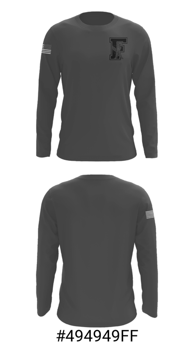 Frontenac Jr High School Cross Country 46119059 Long Sleeve Performance Shirt - 15