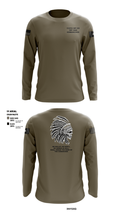 113th MP Company 24456487 Long Sleeve Performance Shirt - 3