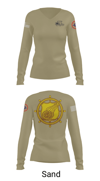 325 Transportation Company 58114820 Women's Long Sleeve V-neck Shirt - 42