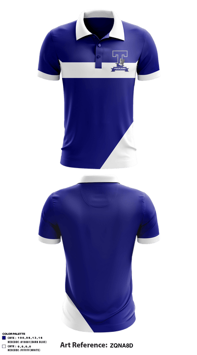 Tulelake High School 93178853 Short Sleeve Performance Polo - 1