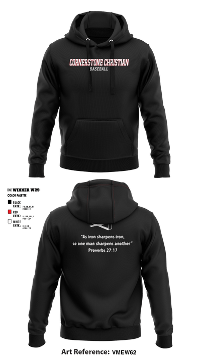 Cornerstone Christian School 7784848 Hoodie - 2