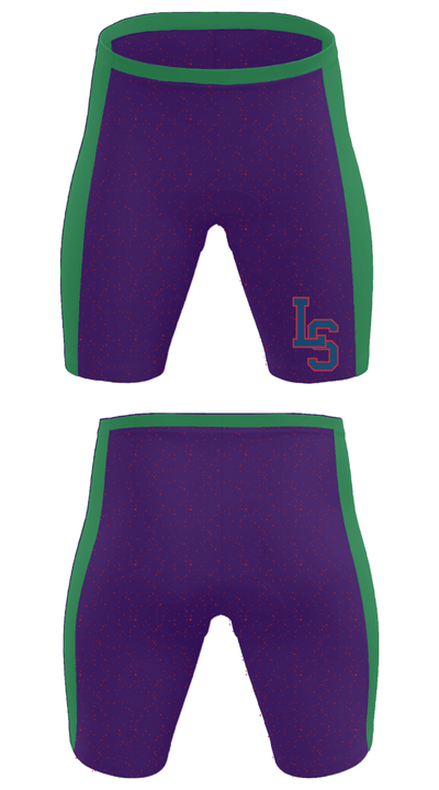 Lincoln-Sudbury Regional High School Volleyball 64961720 Men's Compression Shorts - 9