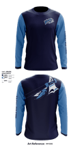 R B Stall High School Wrestling 28988048 Long Sleeve Rash Guard Shirt - 1