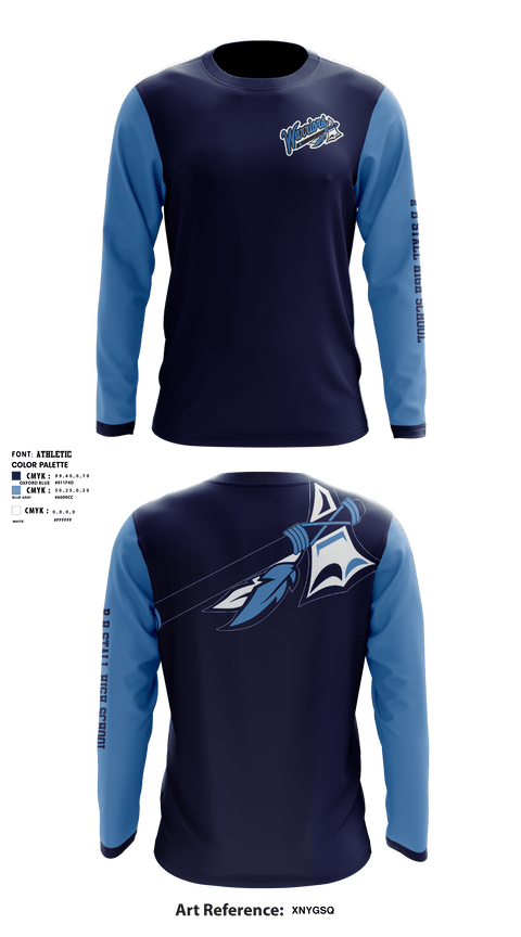 Long Sleeve Rash Guard Shirt, R B Stall High School Wrestling, Wrestling, Teamtime, Team time, sublimation, custom sports apparel, team uniforms, spirit wear, spiritwear, sports uniforms, custom shirts, team store, custom team store, fundraiser sports, apparel fundraiser