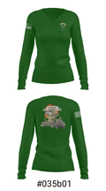 3DTB 21481921 Women's Long Sleeve V-neck Shirt - 37