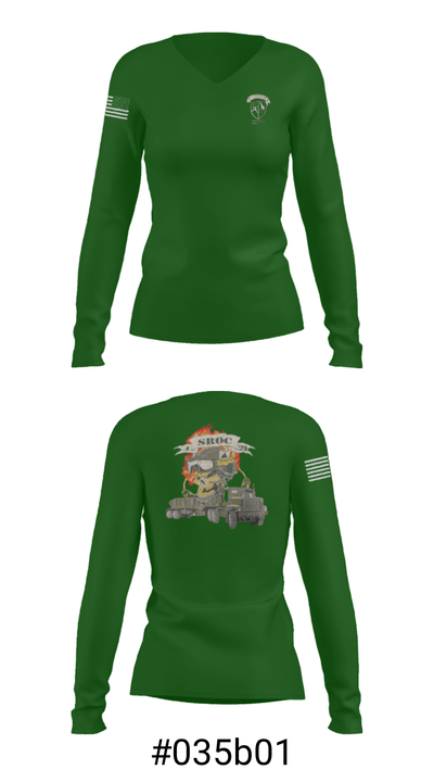 3DTB 21481921 Women's Long Sleeve V-neck Shirt - 37