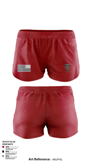 Women's Shorts, , Fire Department, Teamtime, Team time, sublimation, custom sports apparel, team uniforms, spirit wear, spiritwear, sports uniforms, custom shirts, team store, custom team store, fundraiser sports, apparel fundraiser