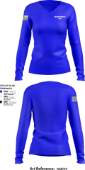 Detachment 340 18126708 Women's Long Sleeve V-neck Shirt - 1