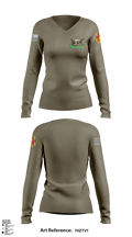 759 Military Police Battalion 65781024 Women's Long Sleeve V-neck Shirt - 1