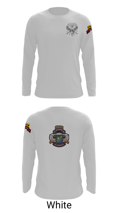 75th RGT 3rd BN Co C Alpha 88655986 Long Sleeve Performance Shirt - 9