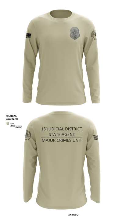 District 13 TF 92193766 Long Sleeve Performance Shirt - 1