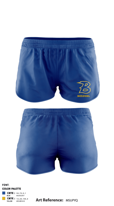Bonduel Youth Softball League 22083727 Women's Shorts - 4