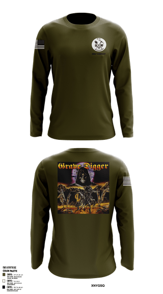 Long Sleeve Performance Shirt, , Army, Teamtime, Team time, sublimation, custom sports apparel, team uniforms, spirit wear, spiritwear, sports uniforms, custom shirts, team store, custom team store, fundraiser sports, apparel fundraiser