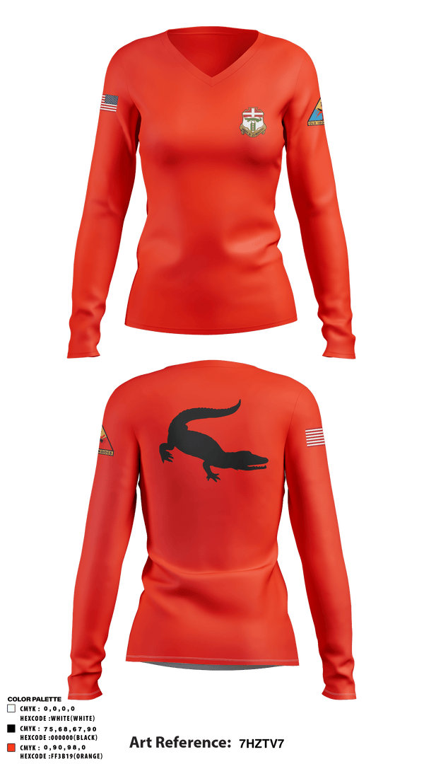 Women's Long Sleeve Vneck Shirt, , Army, Teamtime, Team time, sublimation, custom sports apparel, team uniforms, spirit wear, spiritwear, sports uniforms, custom shirts, team store, custom team store, fundraiser sports, apparel fundraiser