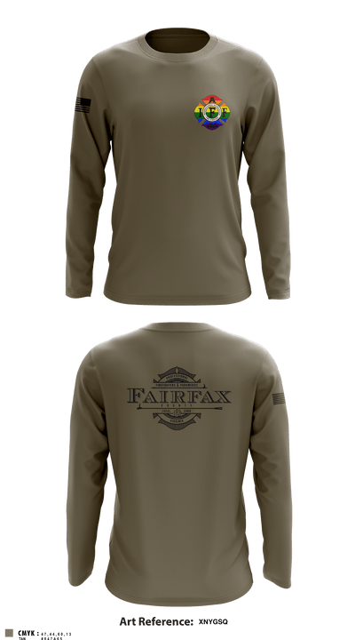 IAFF L2068 32547893 Long Sleeve Performance Shirt - 1