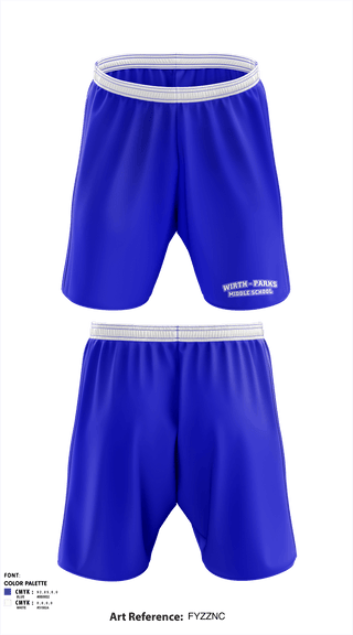 Athletic Shorts With Pockets, Wirth/Parks Middle School, Spirit Store, Teamtime, Team time, sublimation, custom sports apparel, team uniforms, spirit wear, spiritwear, sports uniforms, custom shirts, team store, custom team store, fundraiser sports, apparel fundraiser