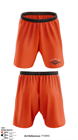Athletic Shorts With Pockets, Elk Valley Senior High School, Spirit Store, Teamtime, Team time, sublimation, custom sports apparel, team uniforms, spirit wear, spiritwear, sports uniforms, custom shirts, team store, custom team store, fundraiser sports, apparel fundraiser
