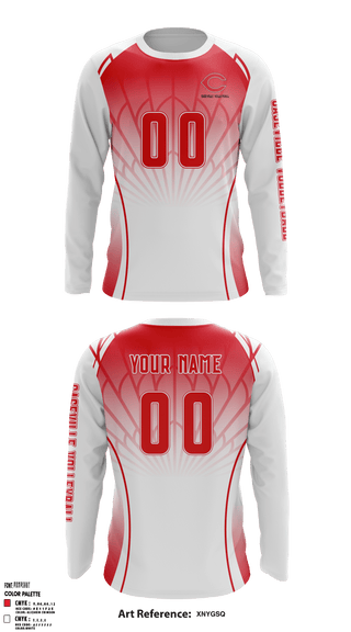 Long Sleeve Performance Shirt, Caseville Junior High School Volleyball, Women's Volleyball, Teamtime, Team time, sublimation, custom sports apparel, team uniforms, spirit wear, spiritwear, sports uniforms, custom shirts, team store, custom team store, fundraiser sports, apparel fundraiser