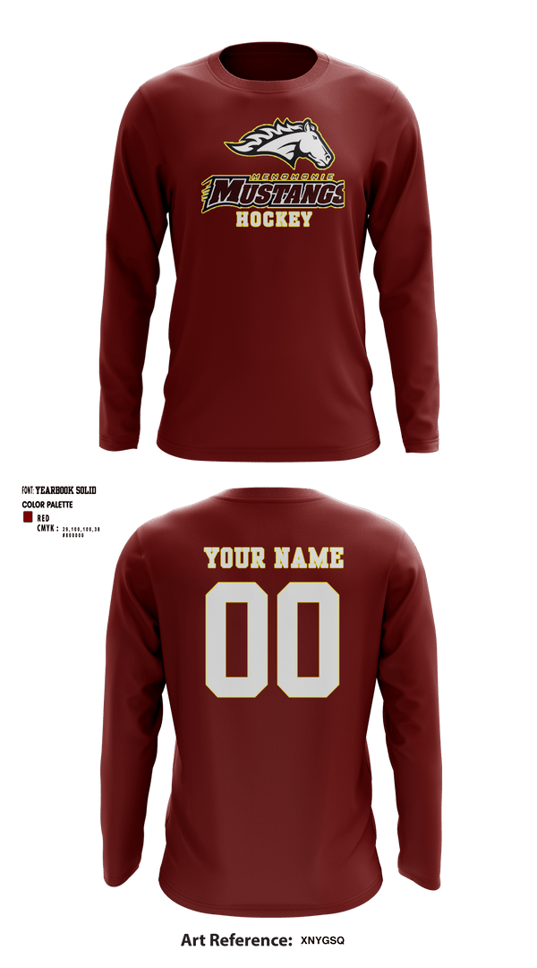 Long Sleeve Performance Shirt, Menomonie High School Ice hockey, Ice Hockey, Teamtime, Team time, sublimation, custom sports apparel, team uniforms, spirit wear, spiritwear, sports uniforms, custom shirts, team store, custom team store, fundraiser sports, apparel fundraiser