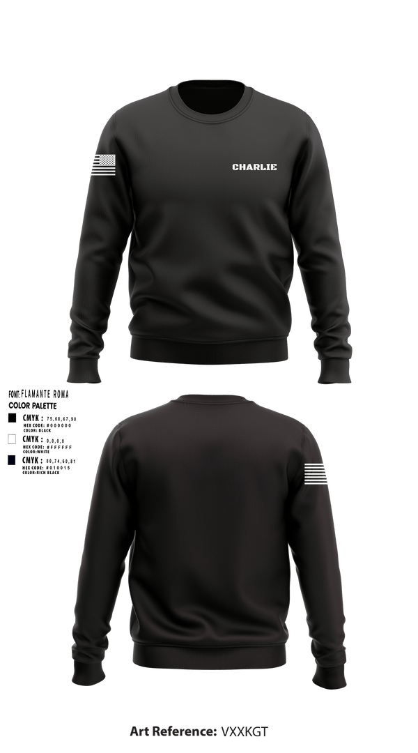 Crew Neck Sweatshirt, Charlie, Marines, Teamtime, Team time, sublimation, custom sports apparel, team uniforms, spirit wear, spiritwear, sports uniforms, custom shirts, team store, custom team store, fundraiser sports, apparel fundraiser