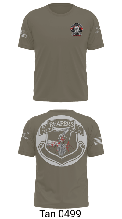 C Btry 2-32 FAR 54582520 Short Sleeve Performance Shirt - 35