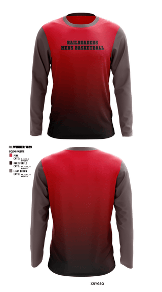 Long Sleeve Performance Shirt, Railroaders, Men's Basketball, Teamtime, Team time, sublimation, custom sports apparel, team uniforms, spirit wear, spiritwear, sports uniforms, custom shirts, team store, custom team store, fundraiser sports, apparel fundraiser