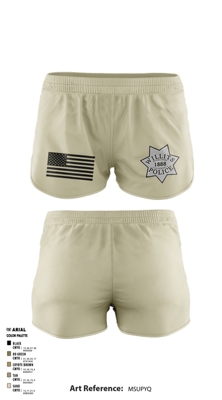 Ranger Panties, Willits Little Lake JRTF, Police, Teamtime, Team time, sublimation, custom sports apparel, team uniforms, spirit wear, spiritwear, sports uniforms, custom shirts, team store, custom team store, fundraiser sports, apparel fundraiser