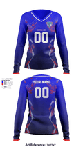 Central Linn Senior High School Volleyball 2014304 Long Sleeve Performance Shirt - 1