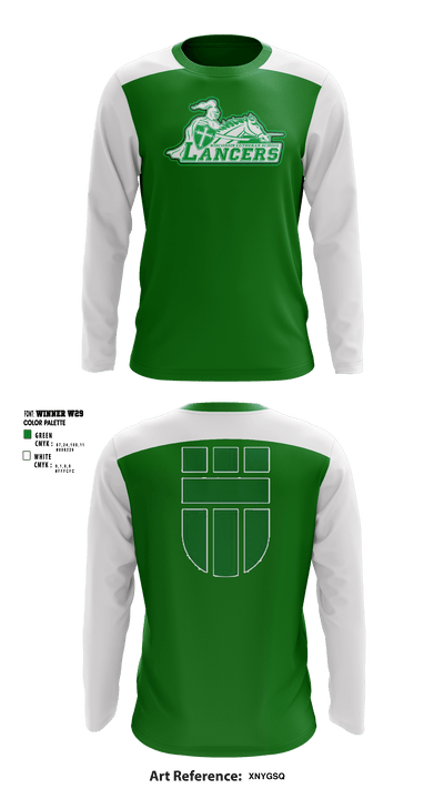 Wisconsin Lutheran Middle School 9461286 Long Sleeve Performance Shirt - 1
