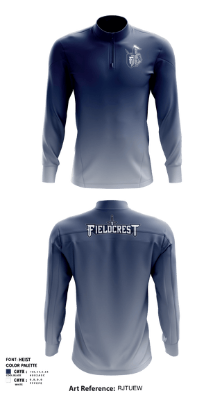 Quarter Zip Jacket, Fieldcrest High School, Spirit Store, Teamtime, Team time, sublimation, custom sports apparel, team uniforms, spirit wear, spiritwear, sports uniforms, custom shirts, team store, custom team store, fundraiser sports, apparel fundraiser