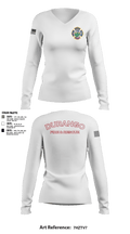 Durango Fire Protection District 71199400 Women's Long Sleeve V-neck Shirt - 2
