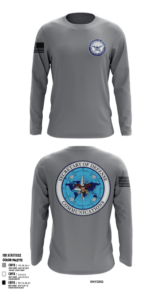 Long Sleeve Performance Shirt, , Air Force, Teamtime, Team time, sublimation, custom sports apparel, team uniforms, spirit wear, spiritwear, sports uniforms, custom shirts, team store, custom team store, fundraiser sports, apparel fundraiser