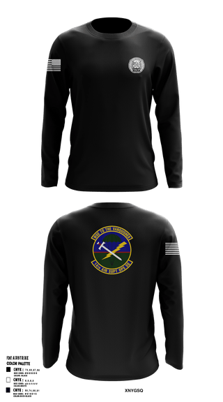 Long Sleeve Performance Shirt, , Air Force, Teamtime, Team time, sublimation, custom sports apparel, team uniforms, spirit wear, spiritwear, sports uniforms, custom shirts, team store, custom team store, fundraiser sports, apparel fundraiser