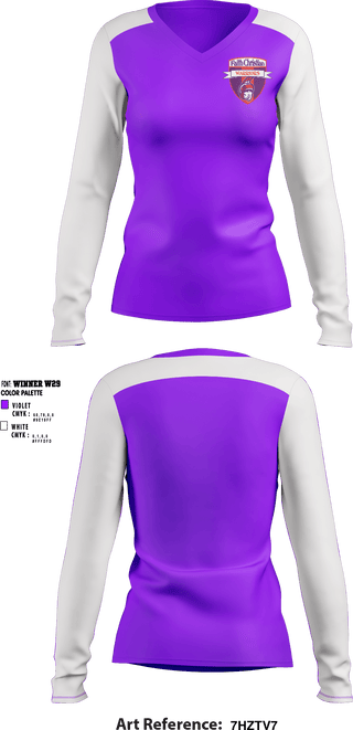 Women's Long Sleeve Vneck Shirt, Faith Christian High School, Spirit Store, Teamtime, Team time, sublimation, custom sports apparel, team uniforms, spirit wear, spiritwear, sports uniforms, custom shirts, team store, custom team store, fundraiser sports, apparel fundraiser