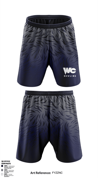 West Clermont High School Bowling 76436925 Athletic Shorts With Pockets - 1