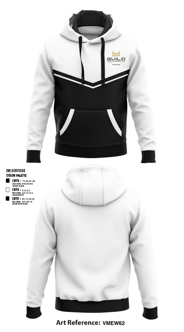 Hoodie, Guild fence company LLC, , Teamtime, Team time, sublimation, custom sports apparel, team uniforms, spirit wear, spiritwear, sports uniforms, custom shirts, team store, custom team store, fundraiser sports, apparel fundraiser