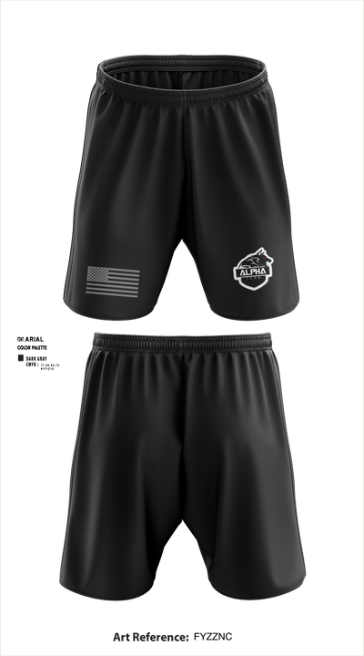 Alpha 52719861 Athletic Shorts With Pockets - 1