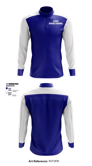 Quarter Zip Jacket, Levey Middle School, Spirit Store, Teamtime, Team time, sublimation, custom sports apparel, team uniforms, spirit wear, spiritwear, sports uniforms, custom shirts, team store, custom team store, fundraiser sports, apparel fundraiser